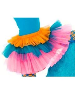 80's Skirt Deluxe Orange Blue Pink