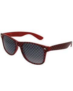 80s Checkerboard Sunglasses