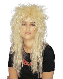 Blonde Rocker Wig Deluxe