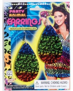 Rainbow Leopard Earrings