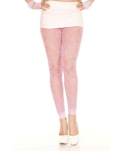 Light Pink Lace Leggings