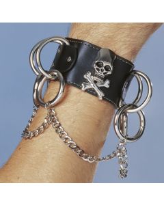 Skull W/Chains Wristband