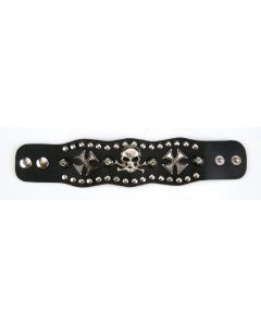Skull Heavy Metal Wristband