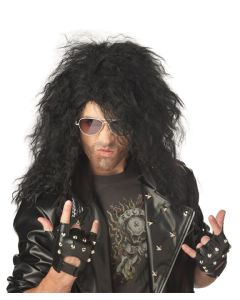Heavy Metal Wig Black