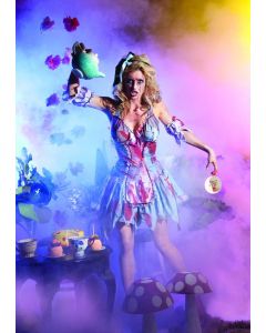 looking glass zombie costume