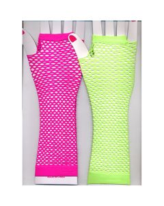 80s Long Fishnet Gloves