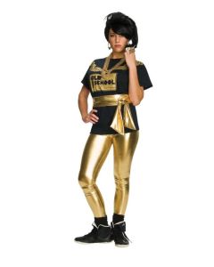 90s Gold Lame Leggings