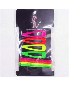 80's Neon Hair Clips