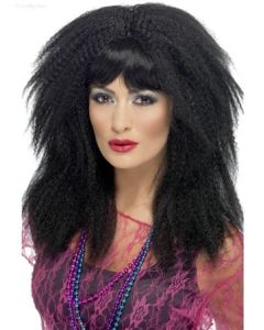 Crimp Wig Black