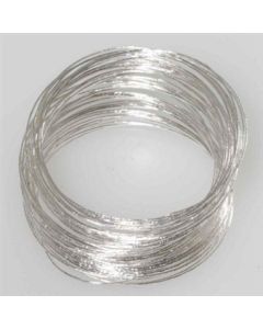 80's Silver Bangle Bracelets