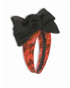 80's Neon Orange Headband