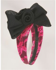 80's Neon Pink Headband