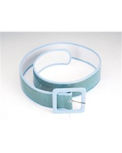 60's Blue Glitter Belt