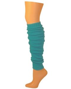 Turquoise Deluxe Leg Warmers