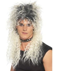 80's Hard Rocker Wig Two Toned