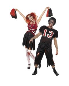 Zombie Footballers Couple Costumes