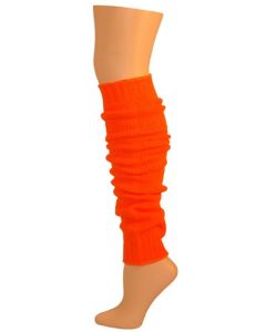 Neon Orange Deluxe Leg Warmers