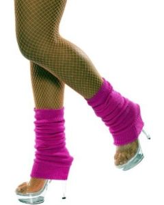 80's Leg Warmers Neon Pink