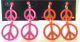 70s Peace Earrings