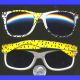 80's Party Sunglasses with yellow arms