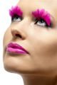 Pink Feather Eyelashes