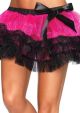 80's Skirt w/Bow Pink Black