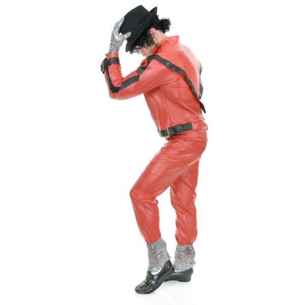 Michael Jackson Thriller Jacket , Red , FAUX Leather , Michael Jackson  constume